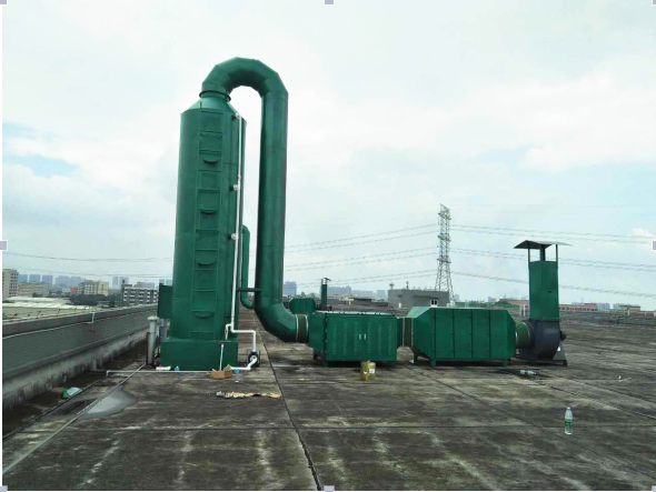 广东某制药厂有机废气处理6万风量可行设计方案
